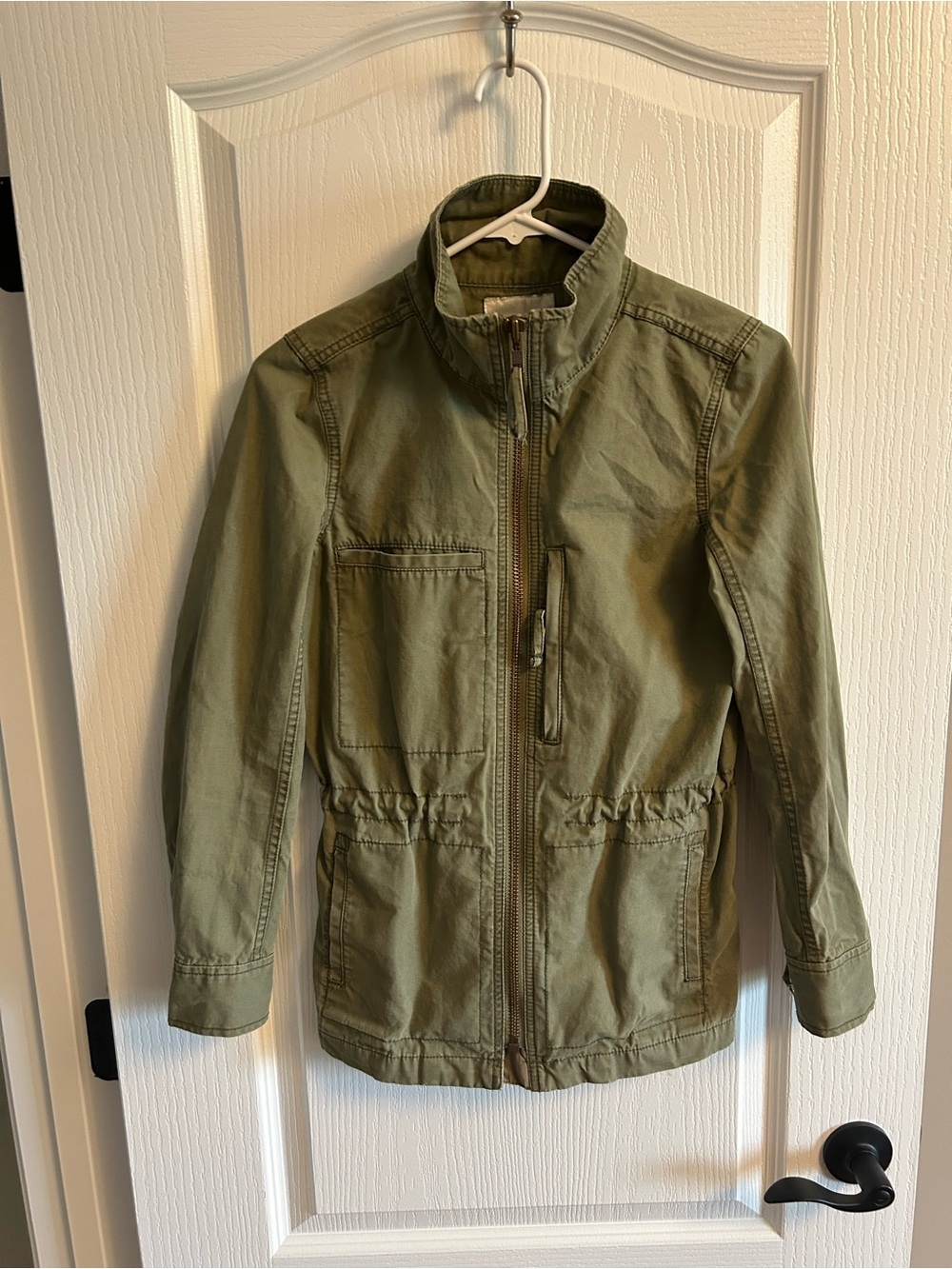 Madewell Olive Green Casual Collar Jacket